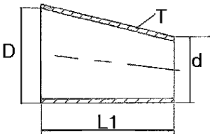3A-32W-WELD ECCENTRIC REDUCER